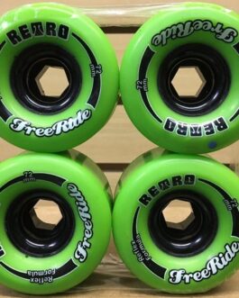 Rodas Abec 11 Retro Freeride Green 72mm 80A