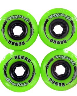 Rodas Abec 11 Retro Freeride Green 72mm 80A