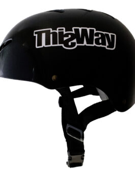 CAPACETE THIS WAY LOGO PRETO